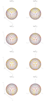 Электрические гармоники '"`UNIQ--postMath-00000018-QINU`"'. '"`UNIQ--postMath-00000019-QINU`"' изображена дважды