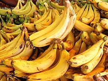 Tas de bananes.