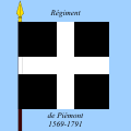 Drapeau du régiment de Piémont