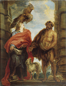 Les Deux Saints Jean, 1620 Antoine van Dyck.