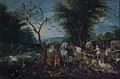 Jan Brueghel der Ältere, Der Einzug in die Arche Noah