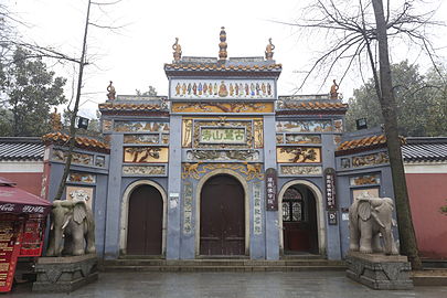 The shanmen at the Lushan Temple, in the Yuelu District, of Changsha City, Hunan province.