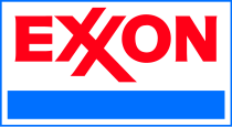 The Exxon logo, designed in 1966, introduced in 1972
