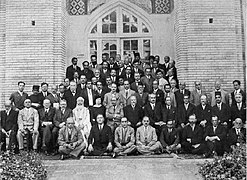 Participantes del Congreso del Milenario de Ferdousí en Teherán.