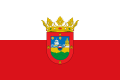 Bandera de Cantabria con el escudo de la antigua Diputación Provincial de Santander, empleada ocasionalmente de manera informal hasta la aprobación del escudo autonómico en 1984