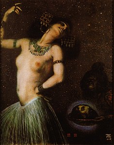 Salomé dansant pour Hérode par Franz von Stuck (1906)