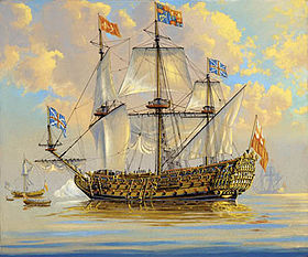 illustration de HMS Royal Charles (1655)