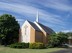 Hope Lutheran Church (1953) on Portage Lakes Drive