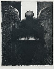 Intaglio Angel (1966) Aquatint