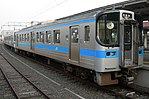 6000系と連結運用中の7111 （2008年1月8日 琴平駅）