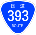 National Route 393 shield