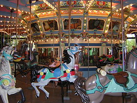 Kennywood's Merry-Go-Round built by William H. Dentzel in 1926 for the World's Fair.