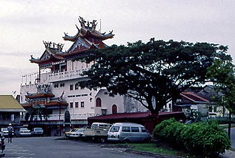 Tin Hau (Goddess of Sea) Temple in Kuching, Malaysia, 1991