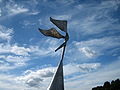 Winged Figure - Lawrence Hargrave Memorial (dt.: Geflügelte Figur - Lawrence Hargrave-Memorial), (Detail, 1988)