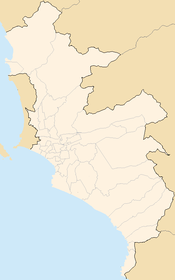Peruvian Primera División is located in Lima metropolitan area