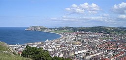 Llandudno, sett från Great Orme