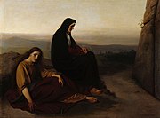 Painting of Women Mourning at Christ’s Grave