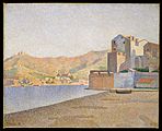 Paul Signac, The Town Beach, Collioure, 1887, Metropolitan Museum of Art New York City