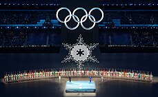 Opening ceremony for the 2022 Beijing Winter Olympics.