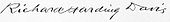 signature de Richard Harding Davis