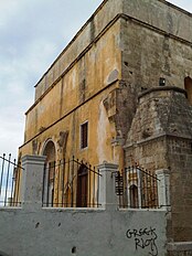 Remains of the minaret.