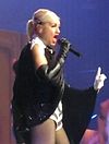 Gwen Stefani performing "Rich Girl"