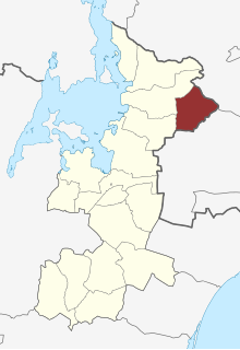 Lage des Hvedstrup Sogn in der Roskilde Kommune