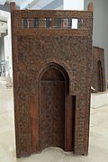 Wooden portable mihrab from the Mashhad of Sayyida Ruqayya, 1154-1160, Museum of Islamic Art, Cairo