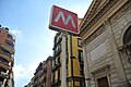 Segnale italiano della Metropolitana