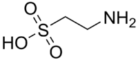 Chemical structure of taurine