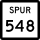 State Highway Spur 548 marker