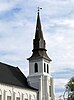 The steeple of Emanuel African Methodist Episcopal Church in Charleston, South Carolina