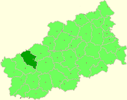 Penovskij rajon – Mappa