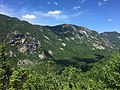 Vue depuis les pentes occidentales de l'Acropole des Draveurs.