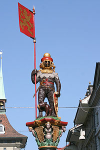 Fontaine de Zähringen à Berne.