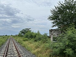 อดีตที่หยุดรถดอนสงวนในทางรถไฟสายสุพรรณบุรี