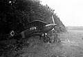 Slovak Pilot next to an Avia B-534 aircraft of the Slovak Air Force concealed on the Eastern Front