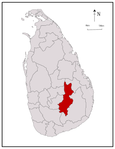 Distretto di Badulla – Localizzazione