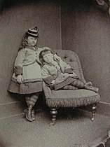 Sisters Beatrice and Ethel Hatch, 1874