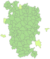 Map of the communes of the Morvan Regional Natural Park