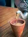 Image 42Indian Masala chai served in a red clay tea cup. (from List of national drinks)