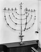 Menorah de Leeuwarden, Pays-Bas.