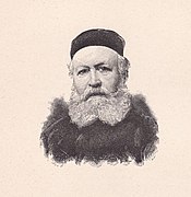 Portrait de Charles Gounod gravé par Henri Othon Brauer pour l'album d'Angelo Mariani vantant son cordial en 1894[16].