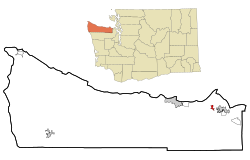 Location of Carlsborg, Washington