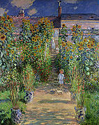 Claude Monet, The Artist's Garden at Vétheuil, 1880