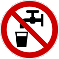 Image 31Hazard symbol for non-potable water (from Water)