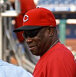 Dusty Baker, the current Reds manager