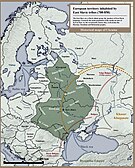 European territory inhabited by East Slavic tribes in 8th and 9th century.