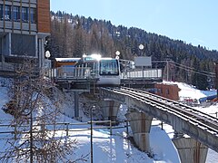 Gare amont d'Arc 1600.