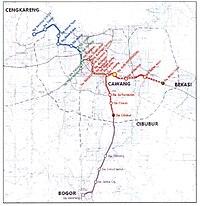 Jalur LRT Jabodebek dalam Lampiran Perpres 98/2015